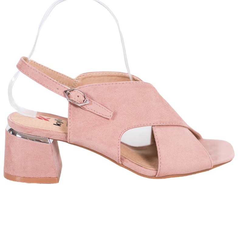 Kylie Sandales poudrées élégantes beige