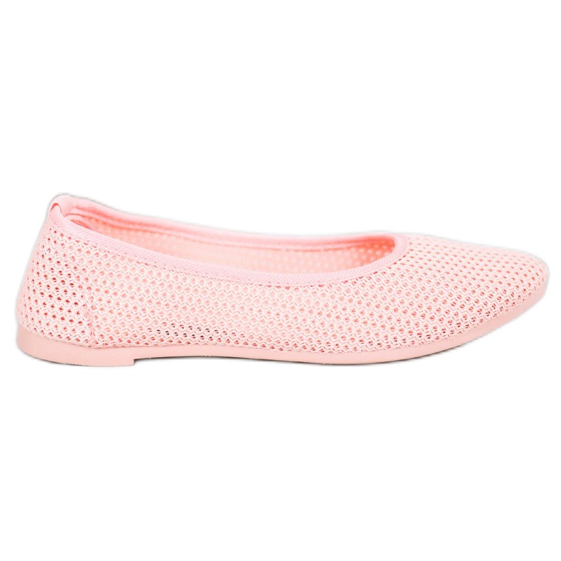 SHELOVET Ballerines légères ajourées rose