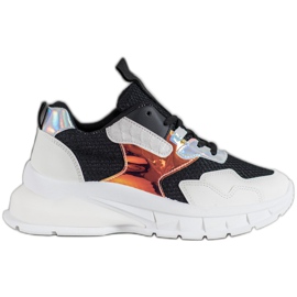 Mannika Baskets à la mode avec maille noir