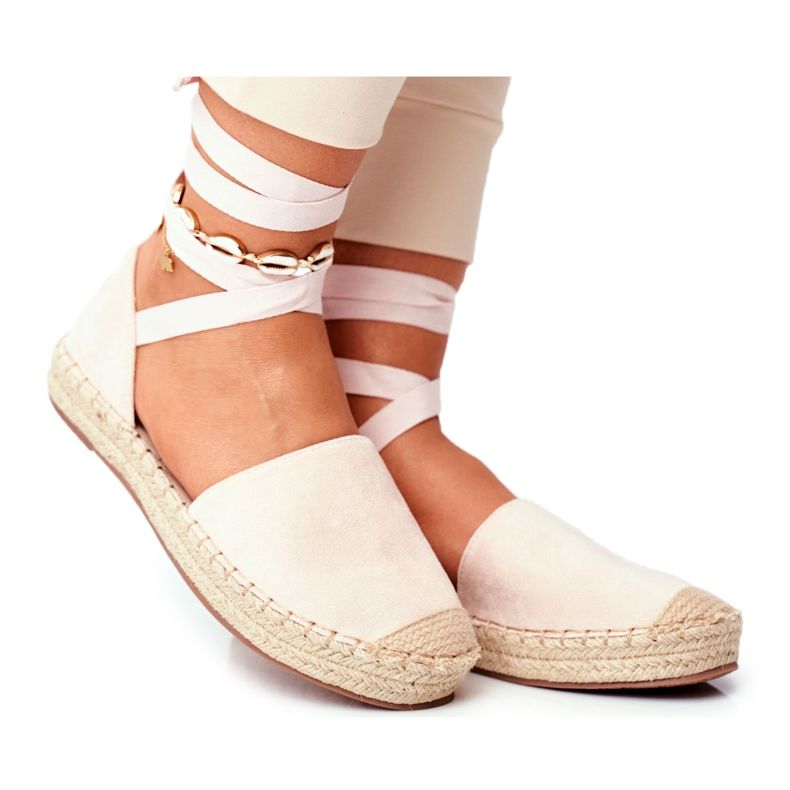PS1 Espadrilles Femme, Lin Noué, Beige Bonjour PS1 Espadrilles Femme, Lin Noué, Beige Bonjour