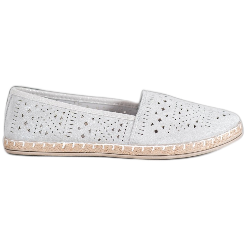 MCKEYLOR Espadrilles Aztèques Avec Motifs Aztèques gris