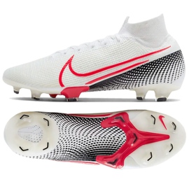 Nike Mercurial Superfly 7 Elite Fg M AQ4174 160 chaussures de football blanche blanche Nike Mercurial Superfly 7 Elite Fg M AQ4174 160 chaussures de football blanche blanche