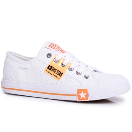 Baskets Femme Big Star Ajourée Blanche FF274035 Baskets Femme Big Star Ajourée Blanche FF274035