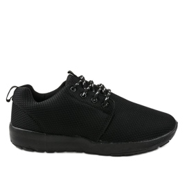Chaussures de sport noires pour hommes MN15-2
