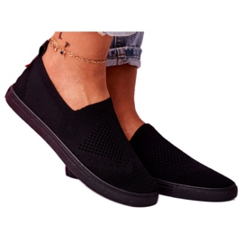 Baskets noires pour femmes Baskets à enfiler Big Star FF274A609