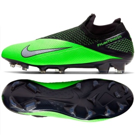 Chaussure de football Nike Phantom Vsn 2 Elite Df Fg M CD4161 036 vert multicolore