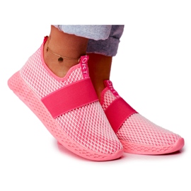 PS1 Chaussures Sport Slip-on Pour Femme Rose Fluo Clair La Fiesta PS1 Chaussures Sport Slip-on Pour Femme Rose Fluo Clair La Fiesta