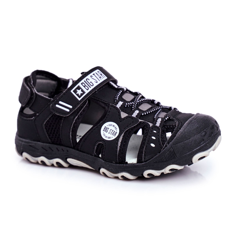 Sandales Enfant Big Star Avec Velcro Noir FF374210 le noir