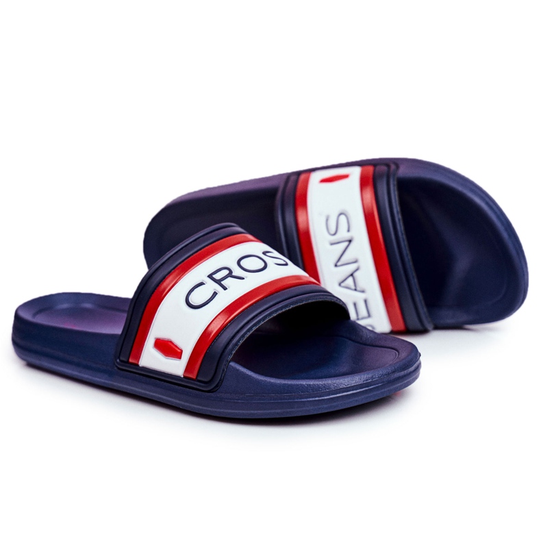 Chaussons Homme Cross Jeans Bleu Marine FF1R4092