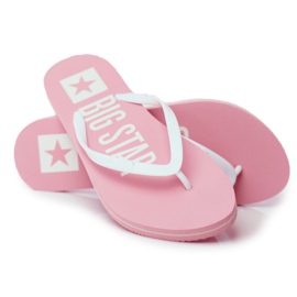 Pantoufles Femme Tongs Big Star Rose FF274A319 Pantoufles Femme Tongs Big Star Rose FF274A319