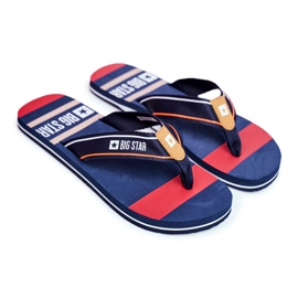 Pantoufles Homme Tongs Big Star Bleu Marine FF274A459