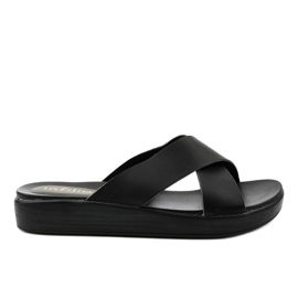 Chaussons femme LU22 noirs