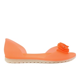 Sandales Meliski orange avec nœud DT1-16 Sandales Meliski orange avec nœud DT1-16