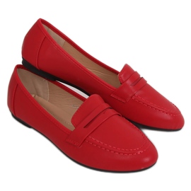 Mocassins Femme Rouge 98-29 Rouge