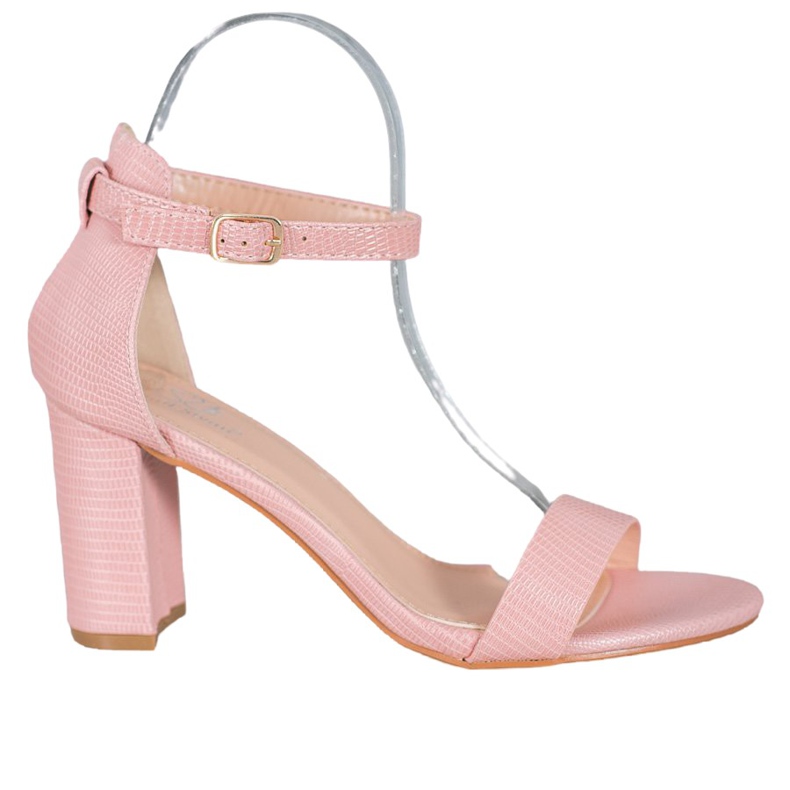 Small Swan Sandales élégantes à talons hauts rose Small Swan Sandales élégantes à talons hauts rose