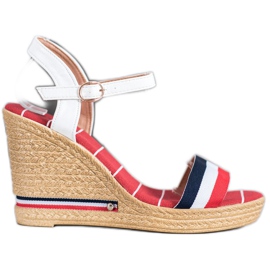 Yes Mile Sandales à rayures colorées multicolore