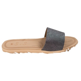 Small Swan Chaussons À Paillettes noir multicolore