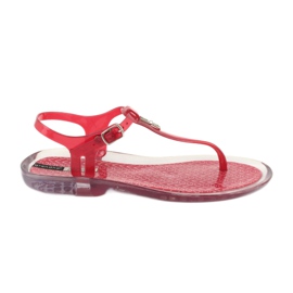 Tongs Grendha Transparent / rouge incolore
