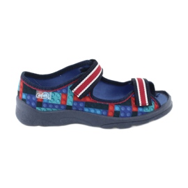 Chaussures enfant Befado 969X153 rouge bleu marine bleu