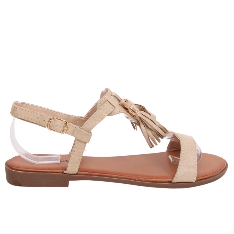 Sandales beiges femme 222-30 Abricot
