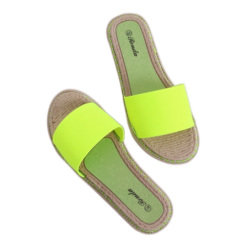 Chaussons femme fluo 35-185 Vert