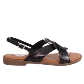 Sandales femme noires 222-31 Noir