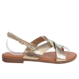 Sandales pour femmes dorées 222-31 Or