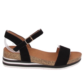 Sandales noires pour femmes RD054 Noir