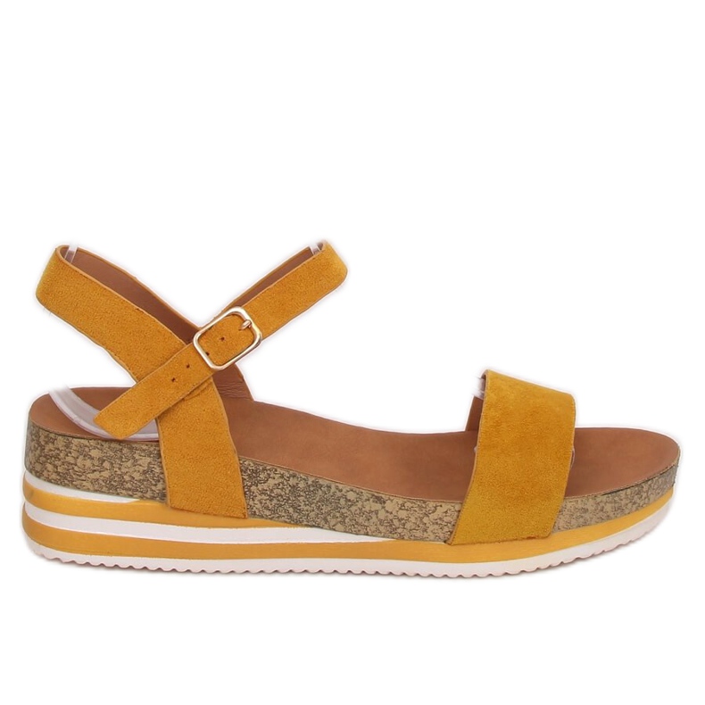 Sandales miel femme RD054 Jaune