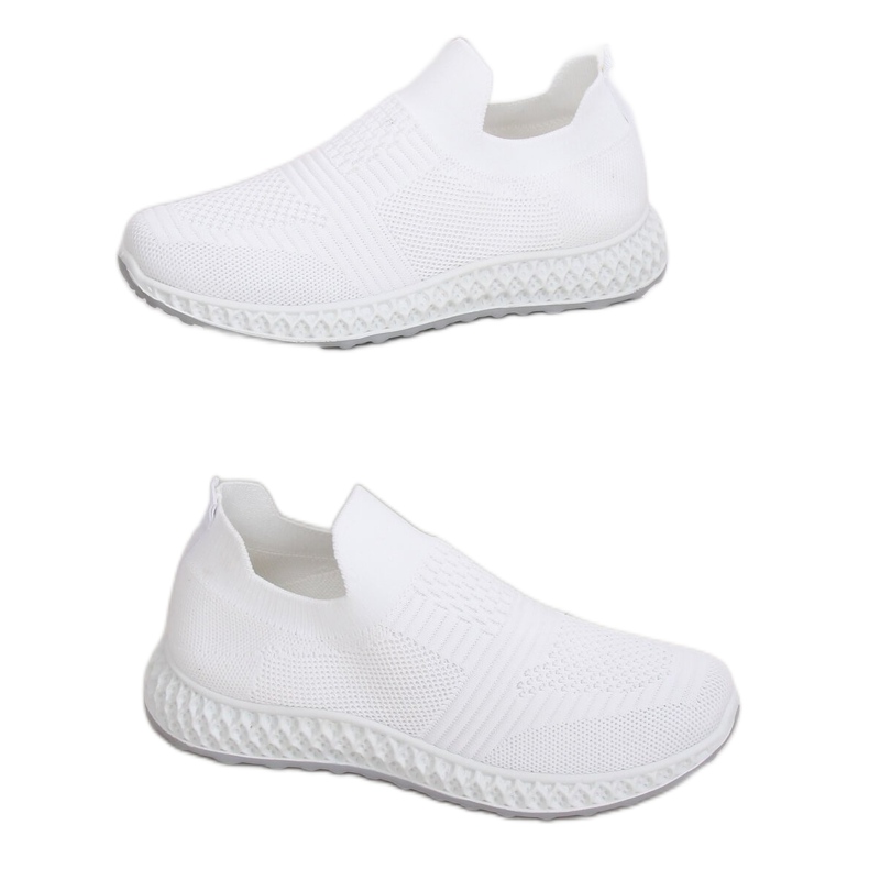 Blanc 4388 Chaussures de sport blanches