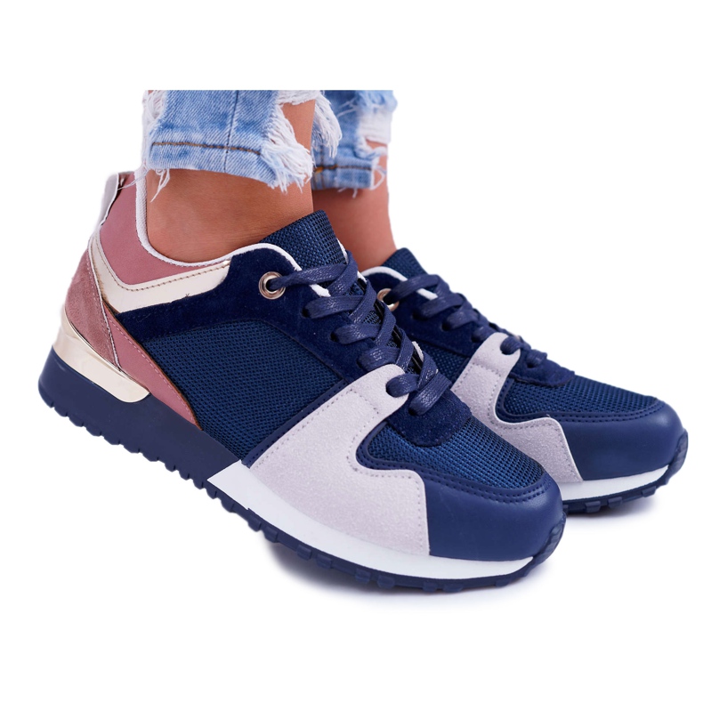 FRJ Chaussures Sport Femme Bleu Marine Merido