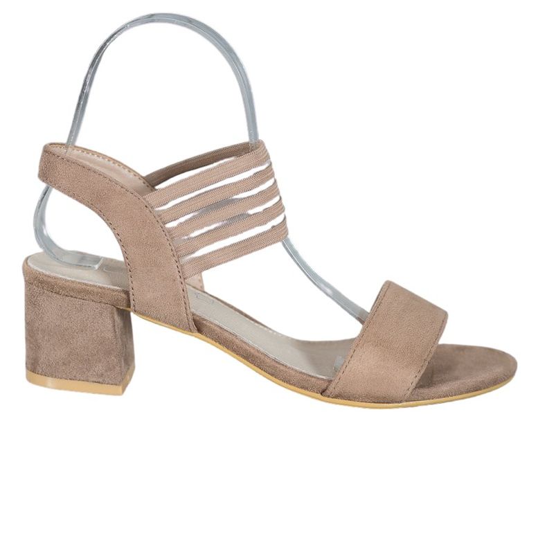 Filippo Sandales à enfiler sur un poteau brun