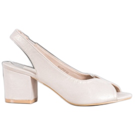 Filippo Sandales décontractées à talons hauts doré