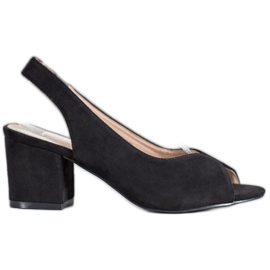 Filippo Sandales décontractées à talons hauts noir