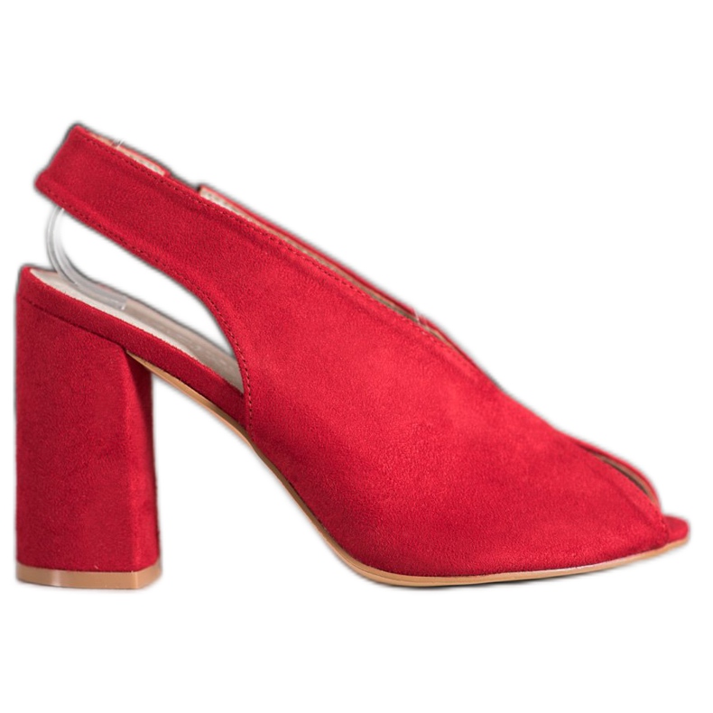 Filippo Sandales à enfiler sur un bar rouge Filippo Sandales à enfiler sur un bar rouge