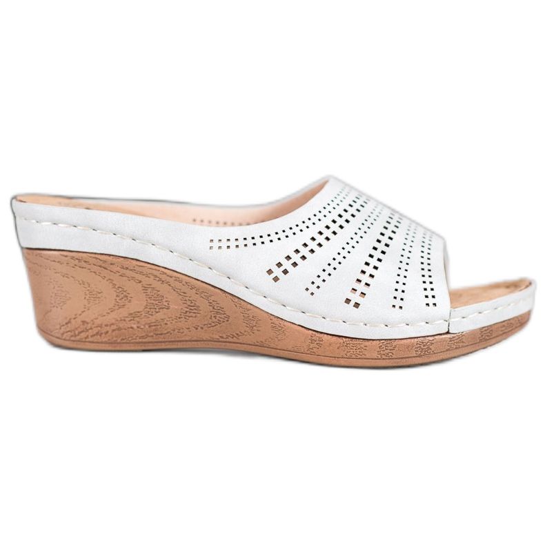 Evento Chaussons À Motif Ajouré gris Evento Chaussons À Motif Ajouré gris