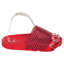 Lemax Chaussons Rouges Avec Cubic Zirconia