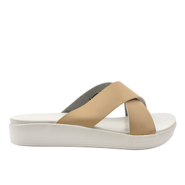 Chaussons femme LU22 beiges Chaussons femme LU22 beiges