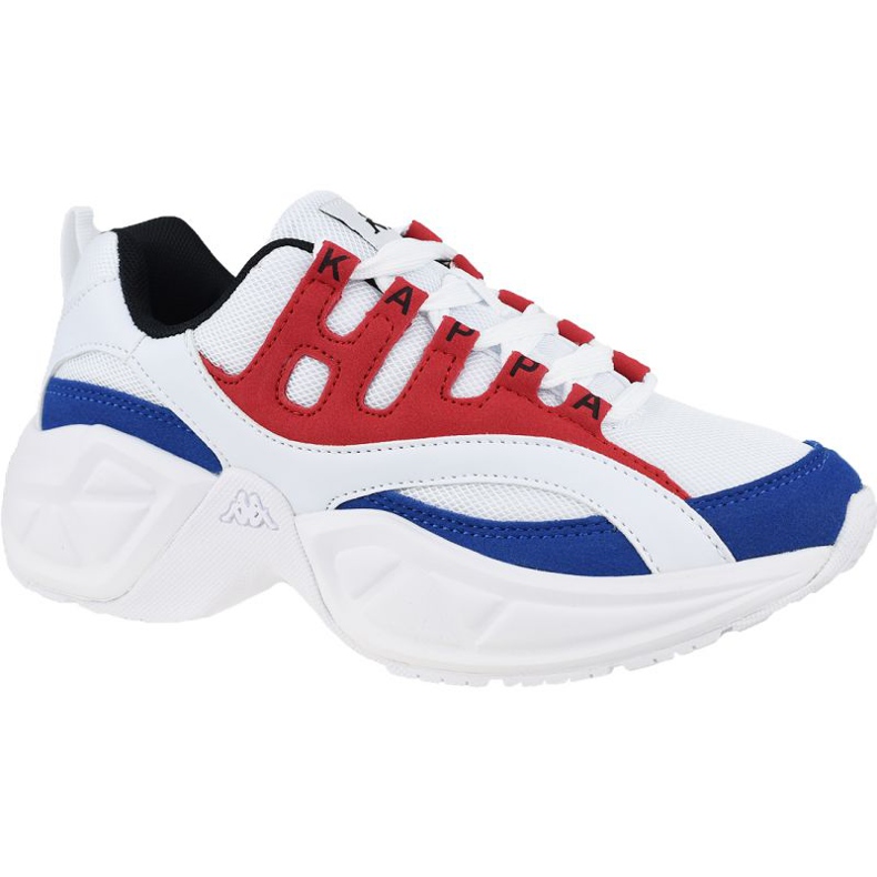 Chaussures Kappa Overton W 242672-1020 blanche rouge bleu multicolore Chaussures Kappa Overton W 242672-1020 blanche rouge bleu multicolore