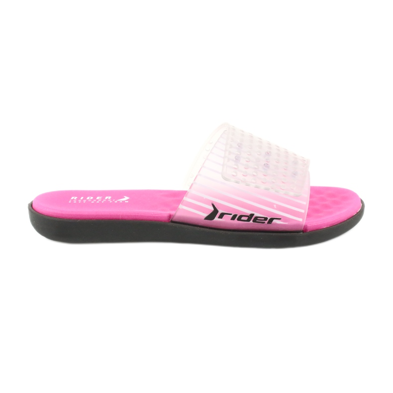 Chaussons de piscine Rider 82740 incolore le noir rose Chaussons de piscine Rider 82740 incolore le noir rose