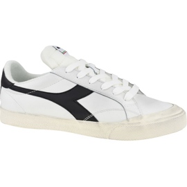 Diadora Melody Cuir Sale M 501-176360-01-C0351 blanc gris
