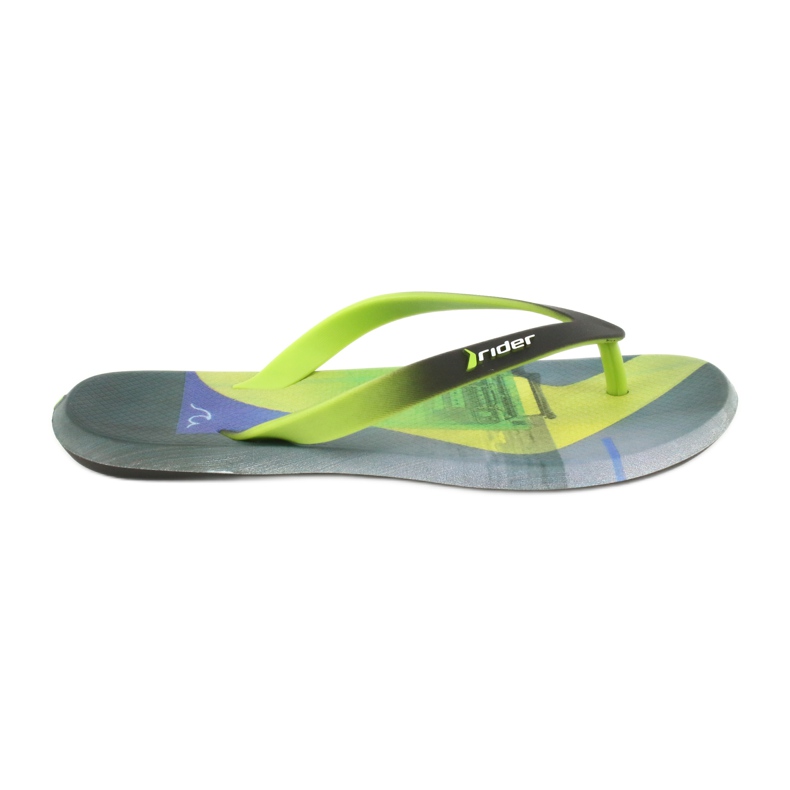 Tongs homme Rider Energy AD 10719 le noir bleu gris vert