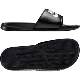 Nike Benassi Jdi 343880 090 Black Flip -flops le noir Nike Benassi Jdi 343880 090 Black Flip -flops le noir