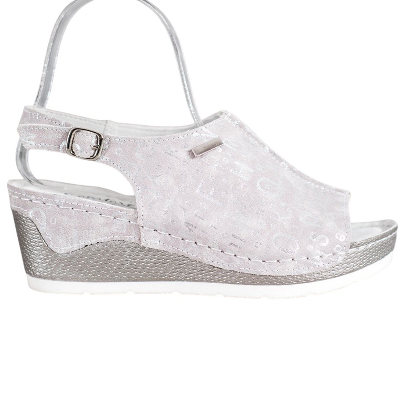 Filippo Sandales en cuir gris Filippo Sandales en cuir gris