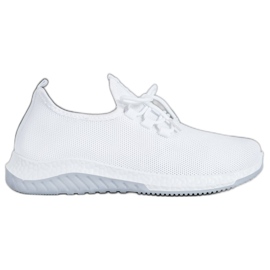 SHELOVET Chaussures Ajourées Blanches