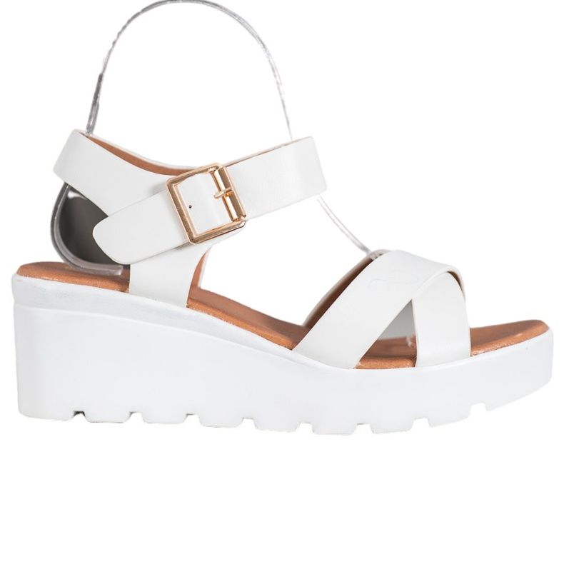 Weide Sandales à la mode blanche