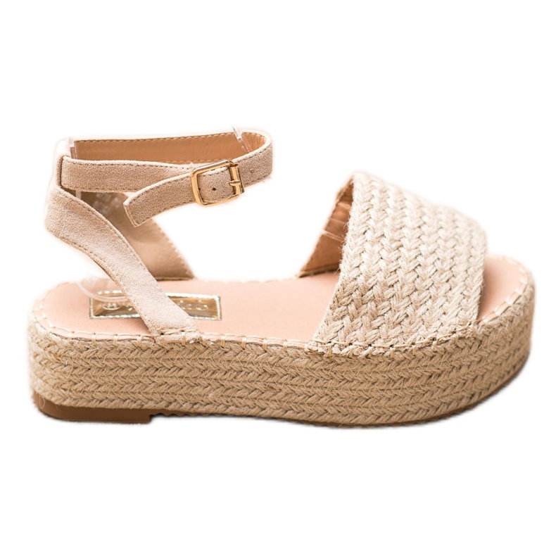 Weide Espadrilles Sandales Sur La Plateforme brun Weide Espadrilles Sandales Sur La Plateforme brun