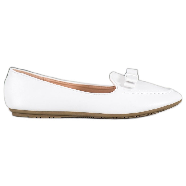 SHELOVET Seigneurs blancs avec cuir écologique blanche