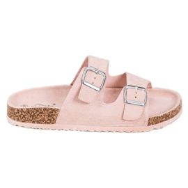 Evento Pantoufles Décontractées Avec Boucle rose