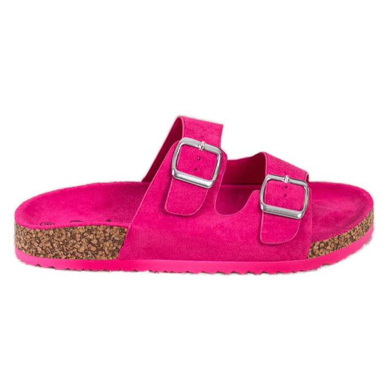 Evento Pantoufles Décontractées Avec Boucle rose